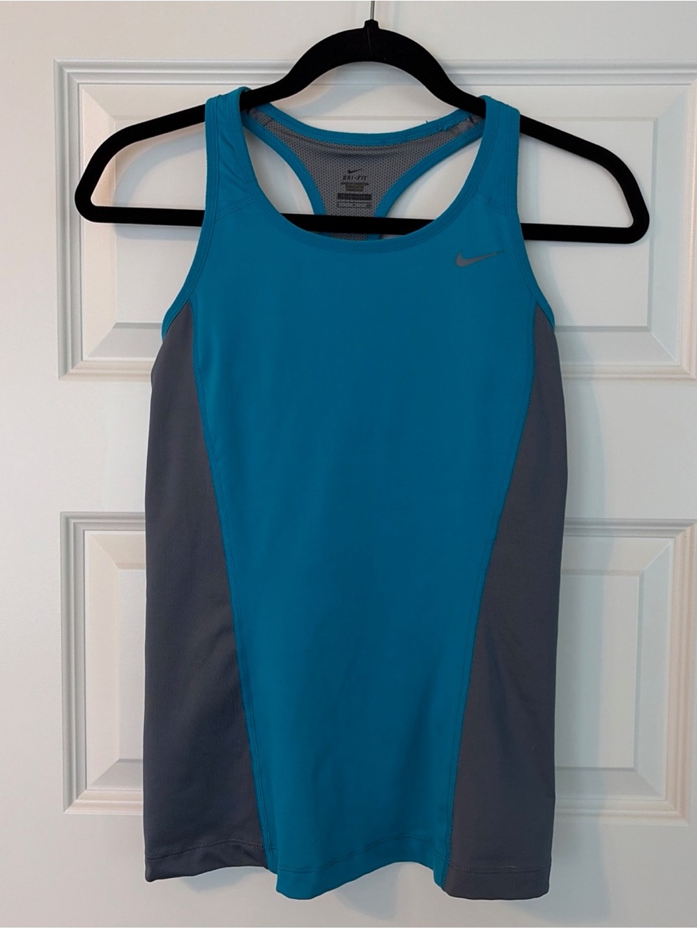 Nike Teal & Gray Racerback Athletic Tank